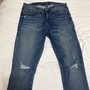 Stellah Indigo Straight Leg Jeans